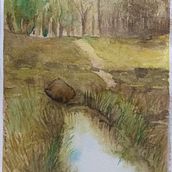 Mi Proyecto del curso:  Paisajes naturales en acuarela. Fine Arts, Painting, and Watercolor Painting project by danielagv_artistaplastica - 04.12.2021