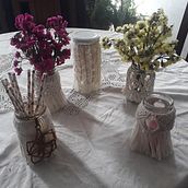 Decorando y reciclando con macramé!. Un proyecto de Macramé de Eleonora Sanchez Gentili - 12.04.2021