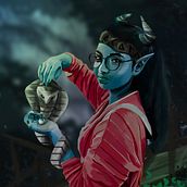 Fantasía a partir de un lápiz digital. . Un projet de Conception de personnages et Illustration numérique de Kevin Rincon Murillo - 13.04.2021