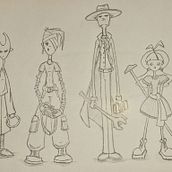 Mi Proyecto del curso: Introducción al diseño de personajes para animación y videojuegos. Traditional illustration, Animation, Character Design, Video Games, and Game Design project by Miguel Angel Avila Silva - 07.26.2021