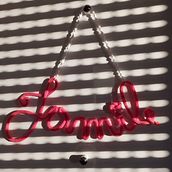 Nomes de tricotin. 3D Design, Design, Product Design, DIY, and 3D Lettering project by jamile.schmidt - 01.01.2021