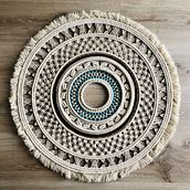 Tapiz circular macramé . % Fe Barroso tarafından hazırlanan Yaratıcılık, Dekoras, on, Kendin Yap, Makrome, El, Ve af Sanatları projesi - 04.13.2021