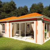 Pool house. Un projet de 3D, Architecture, Architecture d'intérieur, Conception 3D, Décoration d'intérieur, Modélisation 3D , et ArchVIZ de David Paz - 05.12.2021