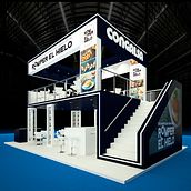 Exhibition stand Congalsa. Un projet de 3D, Architecture, Retail design, Événements , et ArchVIZ de David Paz - 13.04.2021