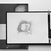 Realistic pencil portrait. Artistic Drawing, Drawing, Portrait Drawing, and Realistic Drawing project by Marj Handog - 03.26.2021