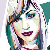 WPAP Portrait. Un proyecto de Ilustración digital de Vesselina Grigorova - 13.11.2018