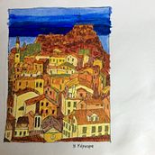 My project in Architectural Sketching with Watercolor and Ink course. Architectural Illustration project by James Alexander - 04.13.2021