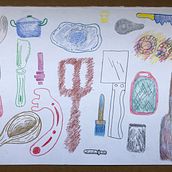 Mi Proyecto del curso: Técnicas de ilustración para desbloquear tu creatividad. Design, Traditional illustration, Fine Arts, Painting, Creativit, Creating with Kids, and Sketchbook project by David Sosa - 04.13.2021
