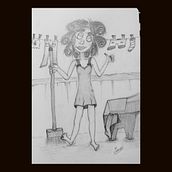 Meu projeto do curso: Introdução à criação de personagens estilo cartoon. Traditional illustration project by Emes de Fátima - 04.14.2021