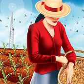The Sower. Digital Illustration project by Mike Thomas - 04.13.2021