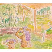 My project in Watercolor Illustration with Japanese Influence course. Watercolor Painting, and Traditional illustration project by Uzma C - 04.28.2021