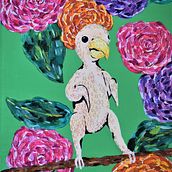 The naked bird. Un proyecto de Bordado de Sofia Prado - 14.03.2020