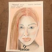 Face (Expressive. Watercolor Painting project by Carike Steyn - 04.14.2021