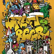 Craft beer. Digital Drawing, Poster Design, Traditional illustration, and Vector Illustration project by Manu Vila - 04.14.2021