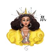 Mujeres del Zodiaco Chino. Digital Illustration project by Andrea Arbeteta - 04.14.2021