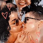 Encargo personalizado . Un proyecto de Dibujo, Dibujo de Retrato, Dibujo digital, Diseño, Ilustración tradicional e Ilustración digital de Marina Rodriguez Novella - 14.04.2021
