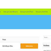 Mi Proyecto del curso: Creación de membership sites con WordPress. E-commerce project by Patrizia Calabrò - 04.14.2021