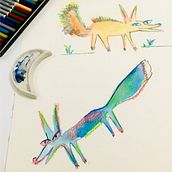 Mi Proyecto del curso: Técnicas de ilustración para desbloquear tu creatividad. Un projet de Dessin, Dessin au cra, on, Illustration traditionnelle et Illustration jeunesse de Noelia DC - 14.04.2021