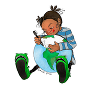 Dia da Terra. Artistic Drawing, Digital Drawing, and Traditional illustration project by Gabriela Luiza De Deus - 04.14.2021