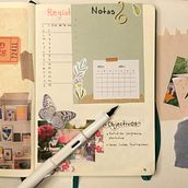 Proyecto Bullet Journal. Collage, and Creativit project by María Fernanda Delgado Miranda - 04.12.2021