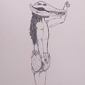 El brujo. Traditional illustration project by Hizil Carolina García - 04.14.2021