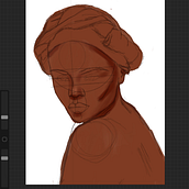 My project in Female Character Portraits in Procreate course. Digital Drawing project by valeriatim22 - 04.15.2021