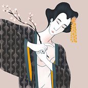 Cherry Blossom. Un projet de Illustration traditionnelle de Alina Zarekaite - 15.03.2021