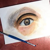 Projeto em Aquarela . Watercolor Painting project by Giovanna Elias - 04.15.2021