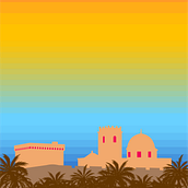 Ciutat d'Elx. Un proyecto de Ilustración vectorial de Tono Mollà - 15.04.2021