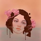 My project in Illustration Techniques with Digital Watercolor course. Een project van  Portrettekening van Nidia Mercado - 15.04.2021