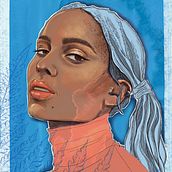 "ZOE", Proyecto del curso: Retrato ilustrado con Procreate. Portrait Drawing, Digital Drawing, and Digital Illustration project by mportejazz - 04.15.2021