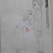 Jovem amor / Young love. Drawing, Pencil Drawing, and Sketchbook project by kanasilveira2 - 04.15.2021