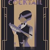 My first Art Deco attempt. Traditional illustration project by Glenn - 04.16.2021