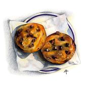 Cookies. Een project van  Tekening, Tekening met potlood, Realistische tekening y Traditionele illustratie van Aló González Santiesteban - 03.04.2021