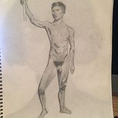 Mi Proyecto del curso: Dibujo realista de la figura humana Ein Projekt aus dem Bereich Anatomische Zeichnung von Nayely Ortega - 16.04.2021
