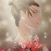 My project in Digital Fantasy Portraits with Photoshop course: Jyujyutsu Kaisen, Suguru Geto. Projekt z dziedziny Trad, c, jna ilustracja, R, sunek, Ilustracja c, frowa, Portret, R, sunek c, frow, Malarstwo c i frowe użytkownika Cindy Miyabara - 15.04.2021