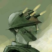 Soldado, pintura digital. Práctica del curso Pinceles y Pixeles . Traditional illustration project by Sandra Ruiz Esteban - 04.16.2021