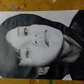 Proyecto 2 dibujo de retato. Drawing, Pencil Drawing, and Portrait Drawing project by Lia Sisters Nina - 04.16.2021
