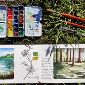 Mi Proyecto de viaje en acuarela: Puerto Octay, Chile. Projekt z dziedziny  Malarstwo, Malowanie akwarelą i Sketchbook użytkownika Luis Félix - 16.04.2021