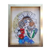 Collage Mujer con Bordados sobre Tela. Un progetto di Ricamo, Collage, Disegno a matita, Illustrazione tradizionale, Illustrazione con inchiostro e Pittura ad acquerello di Priscilla Carrera Murray - 12.04.2021