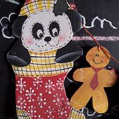 Pintura decorativa panda Ein Projekt aus dem Bereich Malerei mit Acr und l von Violeta Ana Gordano Raccagni - 17.04.2021