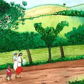 Para onde caminham? . Watercolor Painting project by Míriam Santini de Abreu - 04.27.2021