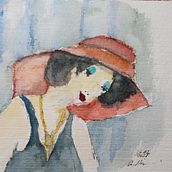 Mein Kursprojekt: Skizzenheft für Aquarellporträts. Un projet de Aquarelle de Chri Ste - 16.04.2021