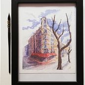 My project in Architectural Sketching with Watercolor and Ink course. Architectural Illustration, and Watercolor Painting project by barbara_bernardini - 04.17.2021