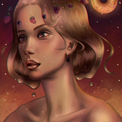 My project in Digital Fantasy Portraits with Photoshop course with @bearbrickjia. Projekt z dziedziny Projektowanie postaci, R, sunek c, frow, Ilustracja c, frowa, Malarstwo c i frowe użytkownika dianasanyuk - 20.04.2021