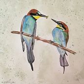 My project in Artistic Watercolor Techniques for Illustrating Birds course Ein Projekt aus dem Bereich Aquarellmalerei von Ellie Page - 17.04.2021