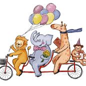 Happy Birthday . Un proyecto de Diseño de personajes, Ilustración infantil, Pintura digital e Ilustración tradicional de Katja Roncevic - 17.02.2021