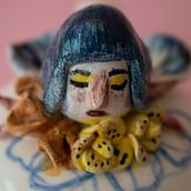 Cerámica ilustrada. Ceramics, Decoration, Sculpture, Traditional illustration, and Painting project by Chel Salinas - 04.17.2021