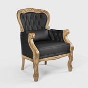 3D Armchair for Augmented Reality. Un progetto di 3D, Progettazione 3D, Design e creazione di mobili, Product design e Modellazione 3D di Vanessa Ghiraldeli Usó - 01.09.2020