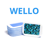 Wello - Well-being smart patches for multi-health beliefs. Design project by Damien Lutz - 04.18.2021